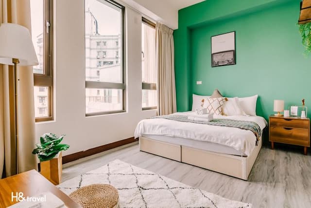 台南海安藝術公寓民宿｜緊鄰神農街/海安路美食商圈-高級雙人房-貳5Ｂ、貳3Ｂ-6