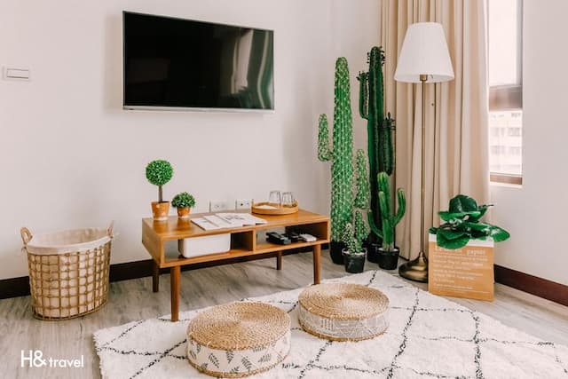 台南海安藝術公寓民宿｜緊鄰神農街/海安路美食商圈-高級雙人房-貳5Ｂ、貳3Ｂ-8