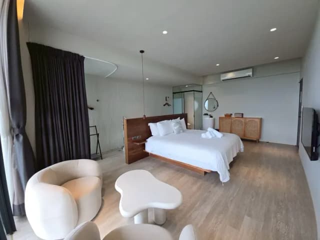 Ningxia Light-Sea View Double Room with Bathtub-3