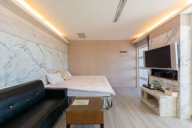 Lanhiwan Inn-Ocaen view room l Quadruple Room with Sea View-9