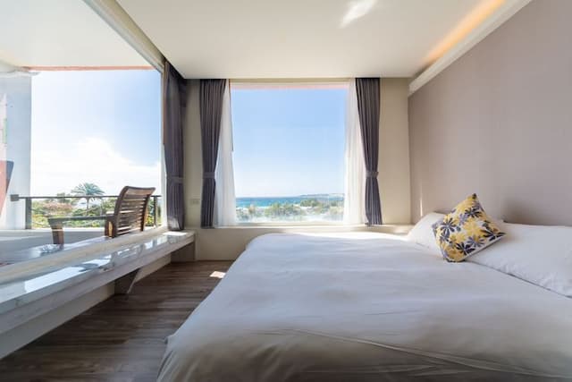 Lanhiwan Inn-Ocaen view room l Quadruple Room with Sea View-5