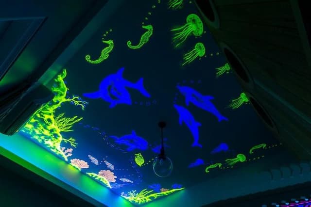 海底天空 4人房之  海洋彩繪星空