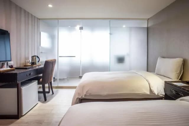 Xinshe Hotel｜Zhongli Branch-Superior Twin room with View-1