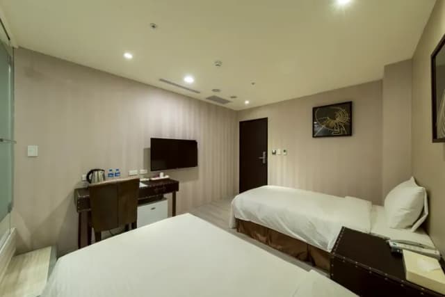 Xinshe Hotel｜Zhongli Branch-Standard Twin room without Window-5