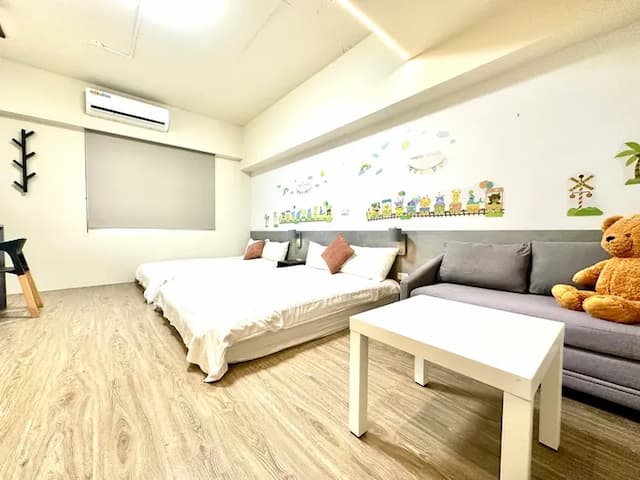 默默旅宿-平日優惠｜沐光家庭四人房-4