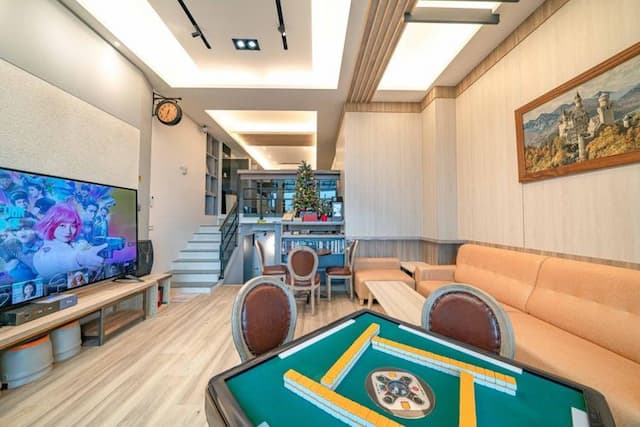 宜蘭高人氣電梯包棟民宿 | KTV&85吋大螢幕&電動麻將&按摩椅&dyson吹風機 |-包棟  | 雙人房*2.四人房*2（訂房後請主動與我們聯繫）-4