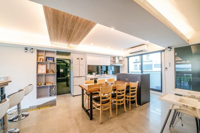 宜蘭高人氣電梯包棟民宿 | KTV&85吋大螢幕&電動麻將&按摩椅&dyson吹風機 |-包棟  | 雙人房*2.四人房*2（訂房後請主動與我們聯繫）-8