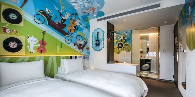 新驛旅店台中車站店-豪華雙人客房-2