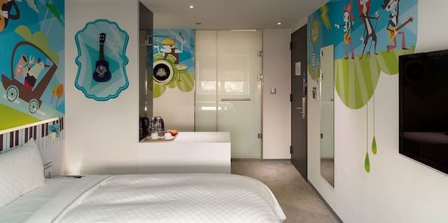 新驛旅店台中車站店-豪華雙人客房-3