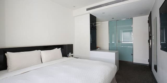 新驛旅店台中車站店-豪華雙人客房-8