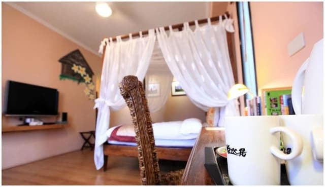 怡然居攝影風格民宿｜風格房型｜慢活花蓮-峇里島雙人房-7