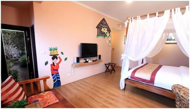 怡然居攝影風格民宿｜風格房型｜慢活花蓮-峇里島雙人房-3