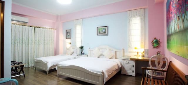 怡然居攝影風格民宿｜風格房型｜慢活花蓮-繪本風雙人房-2