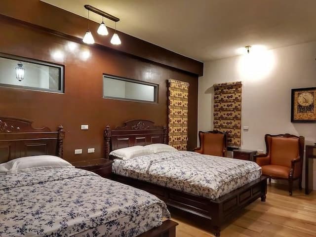 出門獺踏-園景四人房-4