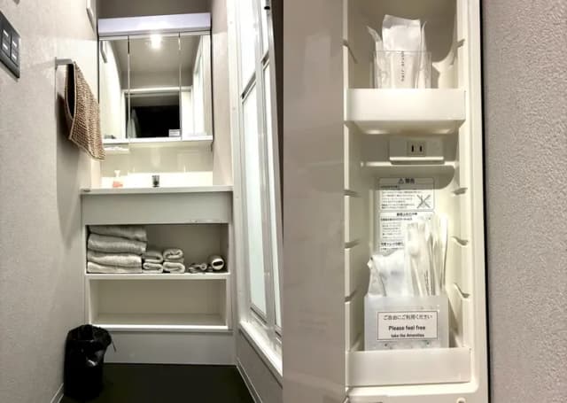 人数分のバスタオル、フェィスタオル、歯ブラシ、ヘアブラシ、カミソリがございます。ヘアドライヤーもございますので、ご利用下さい。