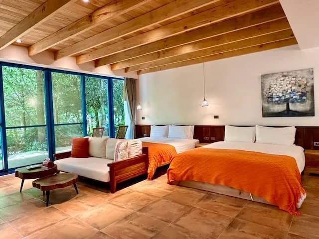 Full Blossoms Garden House-環樹四人房-1