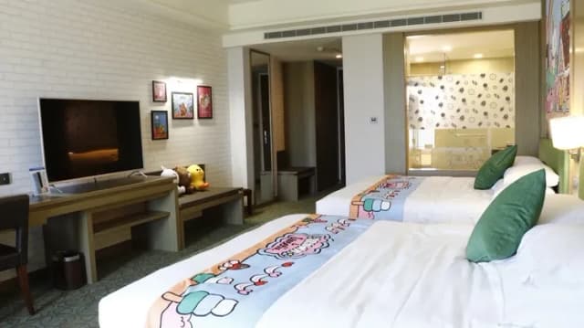 福容大飯店 麗寶樂園-Line Friend 豪華主題家庭房 -含早餐-5