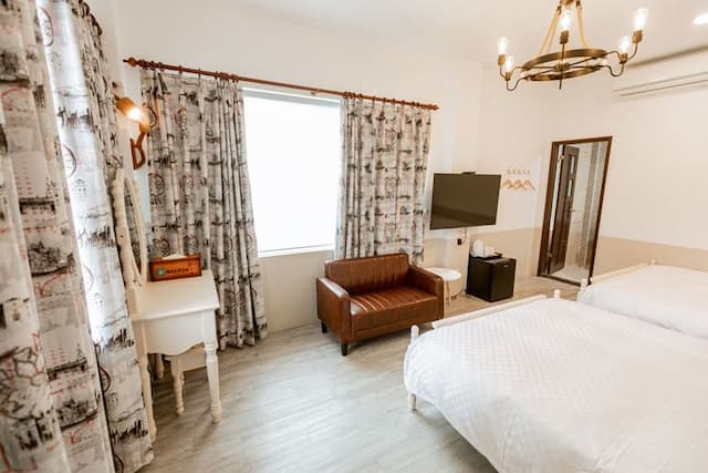 悠悅民宿-園景四人房-3