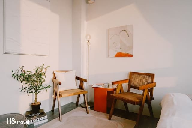 台南海安藝術公寓民宿｜緊鄰神農街/海安路美食商圈-豪華四人房-貳3A.貳5A-8