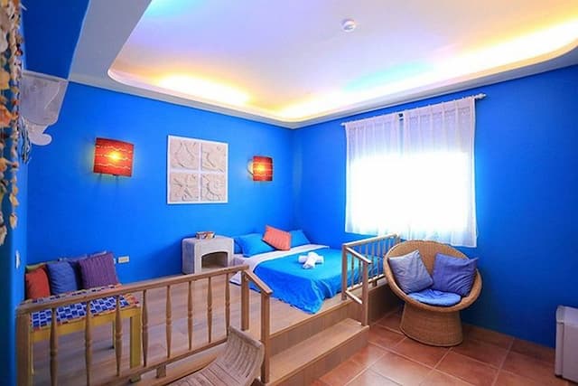 墾丁海之戀旅店-溫馨四人藍房-7