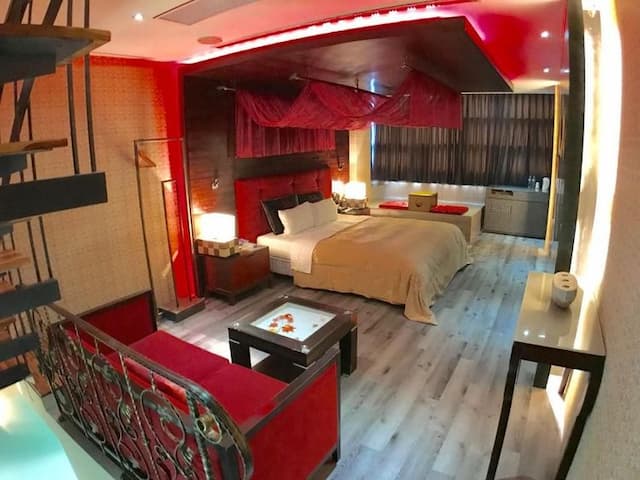 風緻主題精品汽車旅館 | 南台中首選寵物友善旅館-高級家庭房-禁菸【 21：00 後入住 】-5