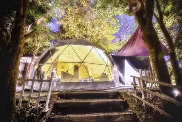 스카이 라운지 b&b, 대만, 일월담, 시투 근처 seukai launji b&b, daeman, il-woldam, situ geuncheo-Luxury Camping Tent Suite for 4 People-1