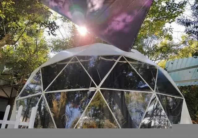 스카이 라운지 b&b, 대만, 일월담, 시투 근처 seukai launji b&b, daeman, il-woldam, situ geuncheo-Luxury Camping Tent Suite for 4 People-6