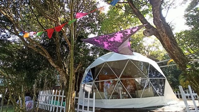 스카이 라운지 b&b, 대만, 일월담, 시투 근처 seukai launji b&b, daeman, il-woldam, situ geuncheo-Luxury Camping Tent Suite for 4 People-2