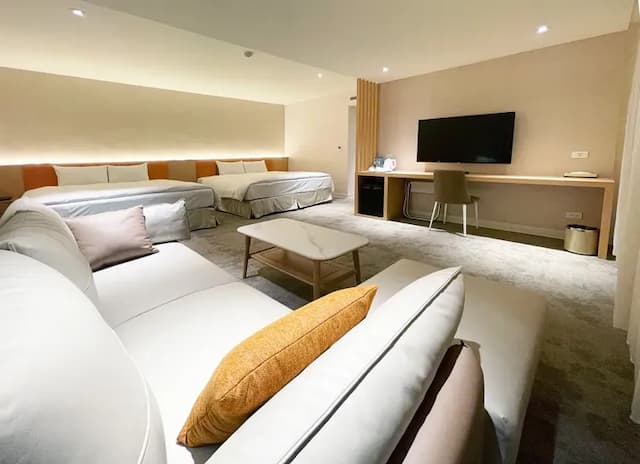 台南大飯店｜贈送小點心-尊榮家庭房（2大床）-含早餐-4