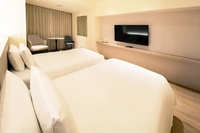 台南大飯店｜贈送小點心-經典雙人房（2小床）-不含早餐-3