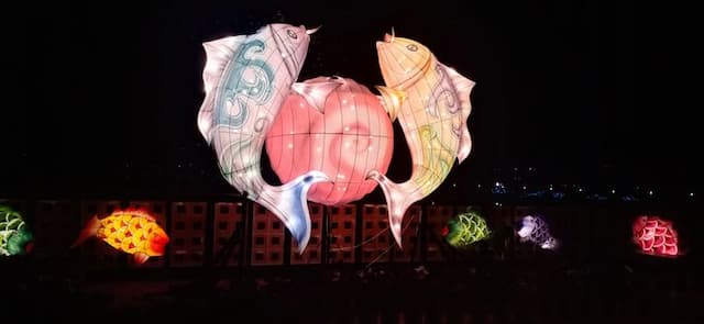 雙鯉迎珠 元宵燈展