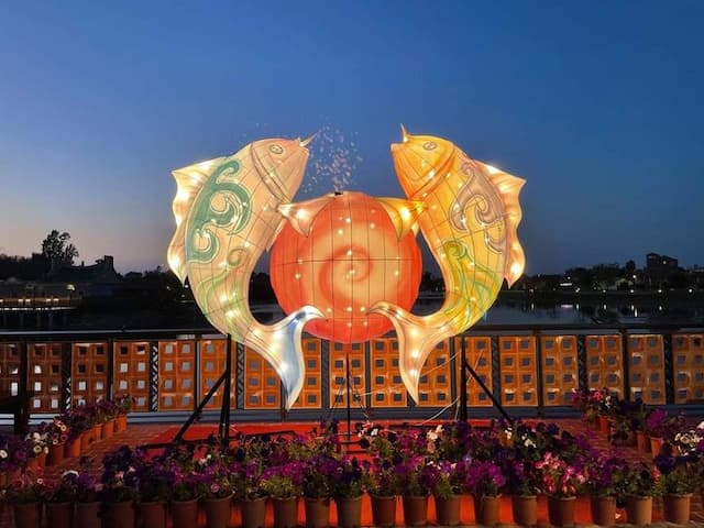 雙鯉湖畔 位於民宿200公尺