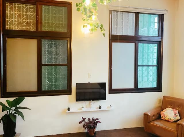 六宿民宿 l 可12-16人台南包棟 | 寵物友善 | 麻將&廚房 | 光陰老宅-四人小天地-14