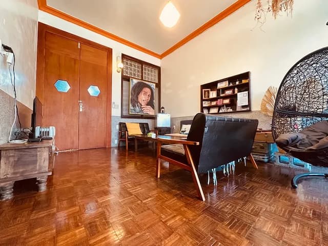 六宿民宿 l 可12-16人台南包棟 | 寵物友善 | 麻將&廚房 | 光陰老宅-四人小天地-5