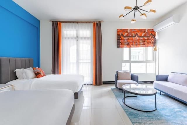 林居民宿-豪華雙床陽台套房 - B201-1