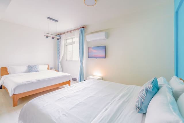 林居民宿-典雅雙大床四人套房 - B302-1