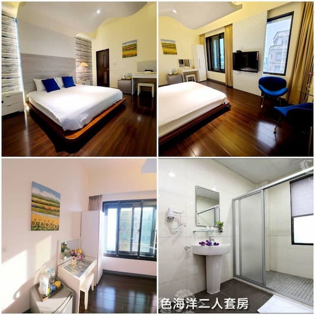 Li Su Golden Diamond-303 Blue Ocean King Bed Double Suite-5