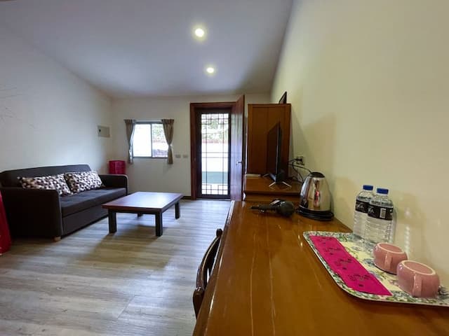 山上林園南投包棟民宿｜可選購34人包棟房型-幸福居-心心-5