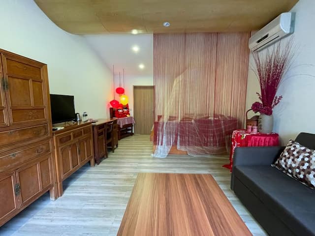 山上林園南投包棟民宿｜可選購34人包棟房型-幸福居-心心-7