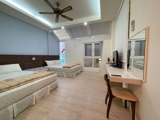 山上林園南投包棟民宿｜可選購34人包棟房型-四季房-冬-3