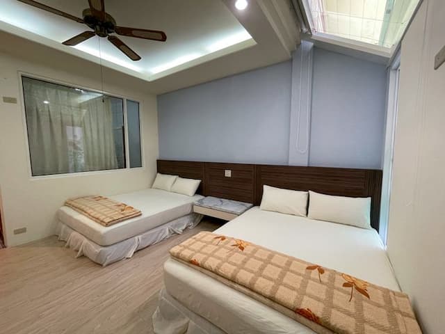 山上林園南投包棟民宿｜可選購34人包棟房型-四季房-冬-1