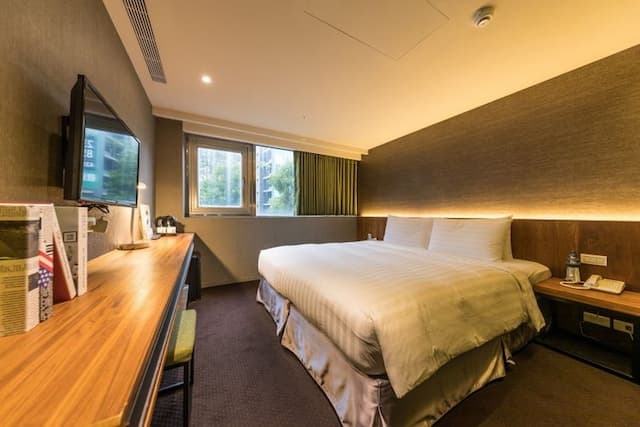 谷墨商旅-高級雙人房-3