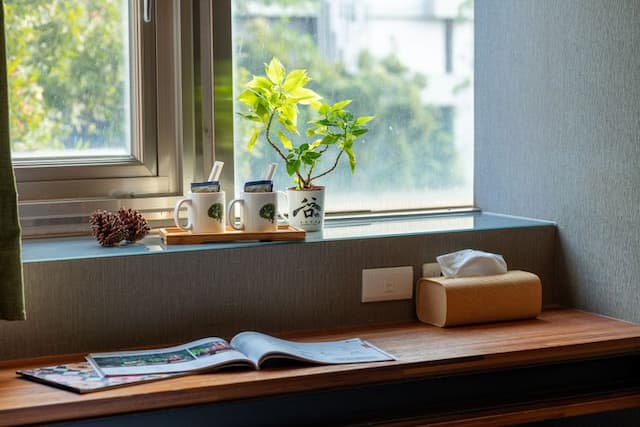 谷墨商旅-高級雙床房-6