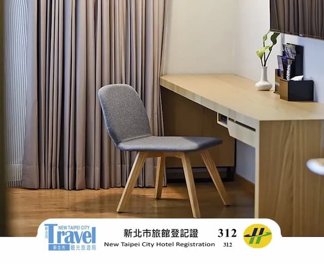 新北驛德世紀酒店 l 四星級、有窗房-標準雙人房 (兩小床)-4