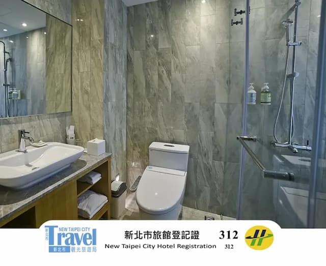 新北驛德世紀酒店 l 四星級、有窗房-標準雙人房 (兩小床)-5