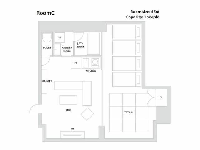 BEYOND HOTEL 高山 3rd-近飛驒民俗村-Room C-3