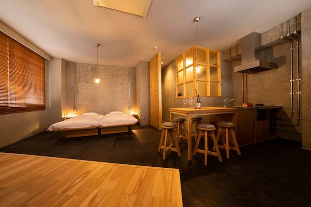 3F Hotel Area『ブドウを醸す』 ワインカーブをイメージしたお部屋”Studio Twin”