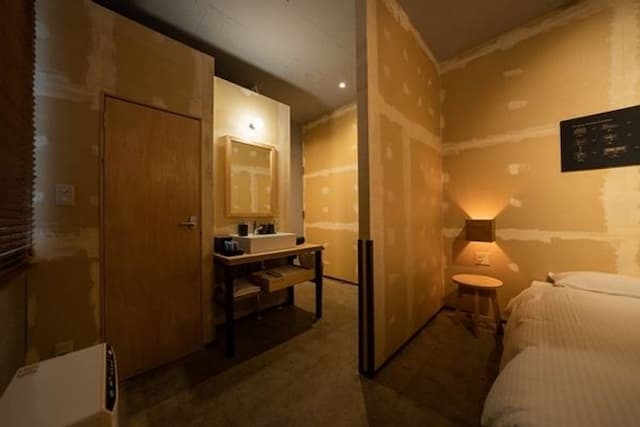 【全室禁煙】ぶどう畑のキャビン小屋をイメージしたお部屋 コンパクトダブル (約16㎡～約21㎡)