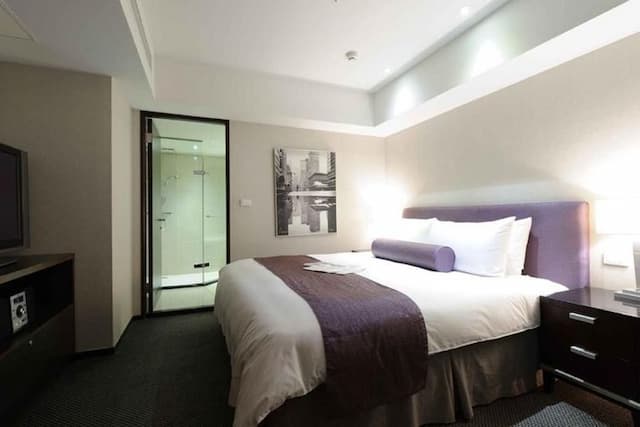 K hotel Yonghe-Double Room with Private Bathroom-1