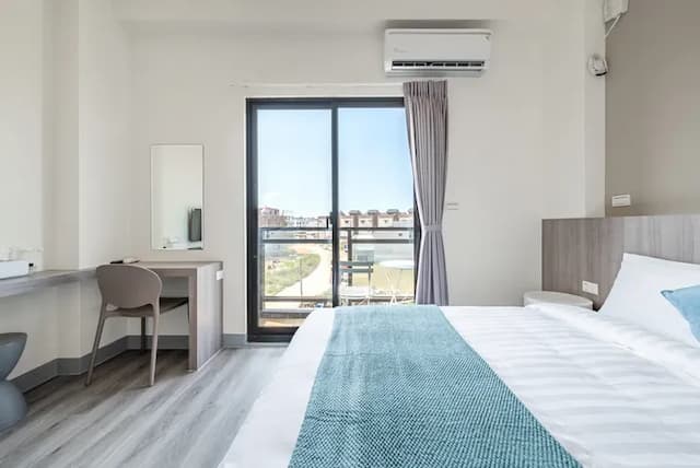 澎湖檸檬草旅店｜全自助入住-高級雙人房-附陽台-4